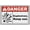 Warning Sign 3, variant on Danger Explosives Sign 8"x12" - Aluminum Tin Warning for Home Outdoor Garden, Weatherproof Hazard Decor for Facility