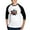 Black/White, variant on CafePress - Pugs Ninja T Shirt - Cotton Baseball Jersey, 3/4 Raglan Sleeve Shirt