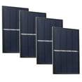 thumbnail image 1 of Módulo de panel solar, 4 piezas, 0,65 W, 2 V, sistema de panel solar DIY, carga de panel solar de alta capacidad, 1 of 12