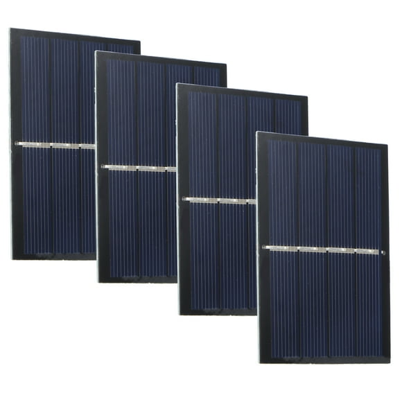 Módulo de panel solar, 4 piezas, 0,65 W, 2 V, sistema de panel solar DIY, carga de panel solar de alta capacidad