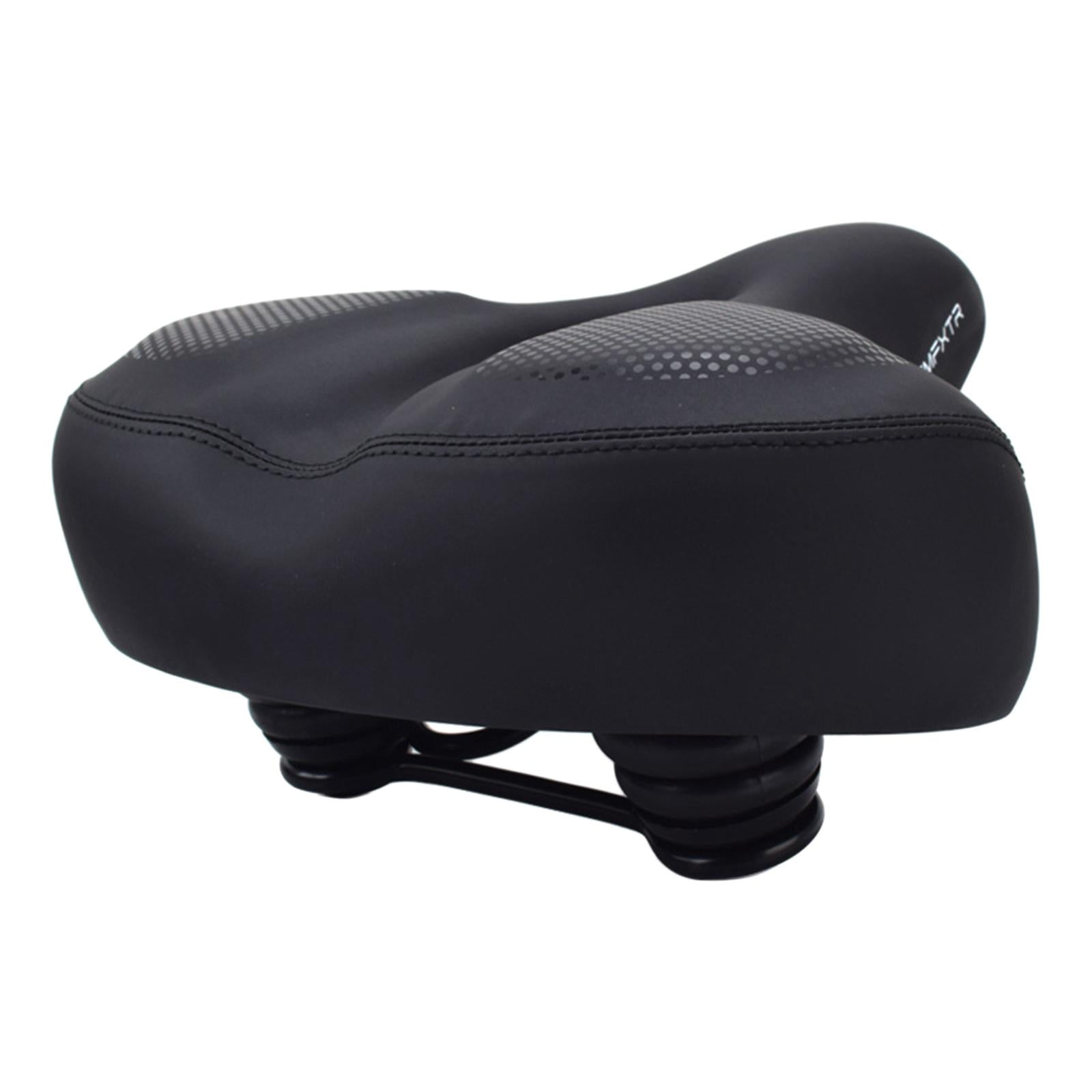 Bike Seat Padded Comfortable Seat Shock Absorbing Springs Bike