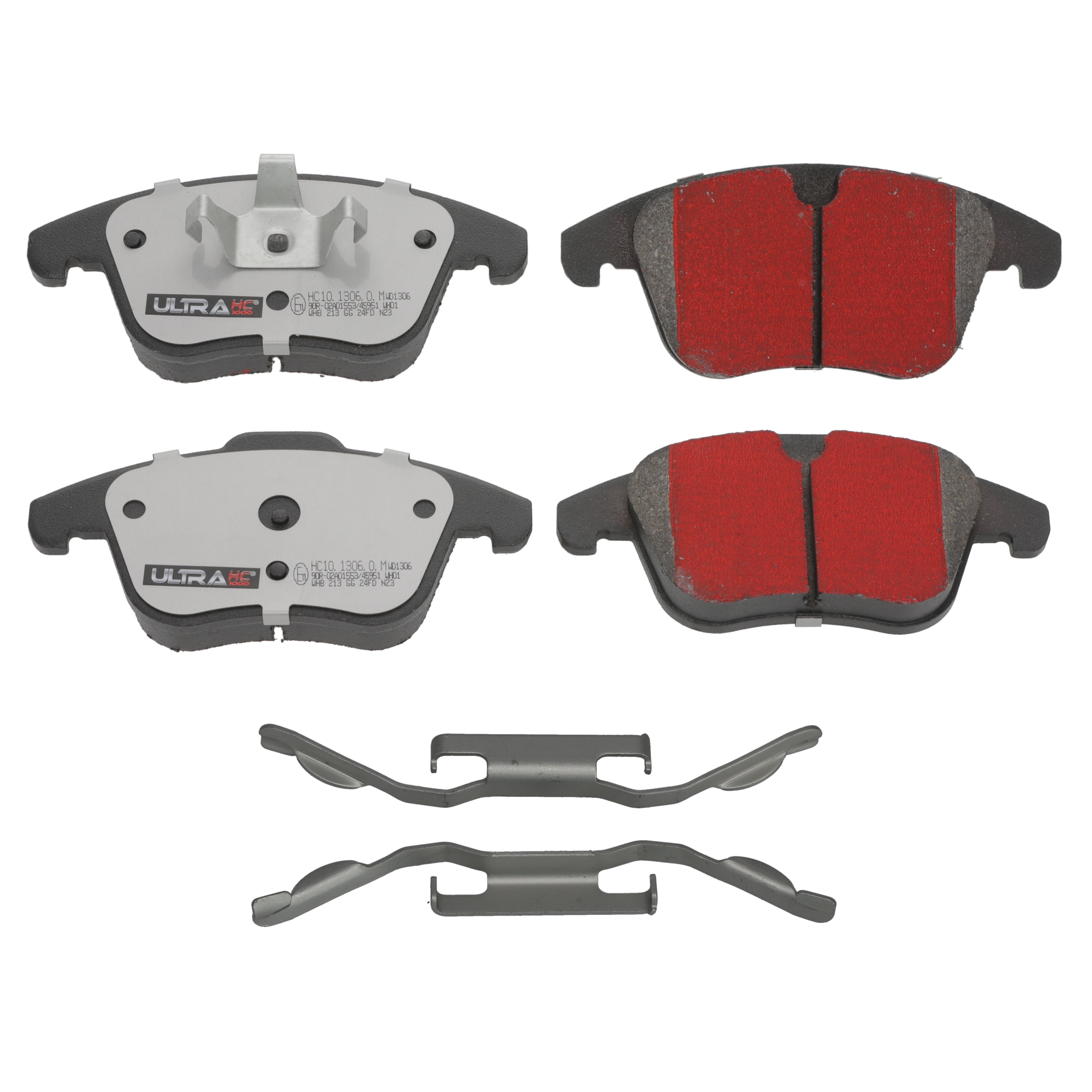 Ultra HC 1000 Brake Pad Set, Front HC10.1306.0.M, Volvo S60 2018-2011