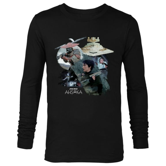 Star Wars Ahsoka Part 6 Sabine Huyang Thrawn Star Destroyer - Long Sleeve T-Shirt for Men - Customized-Black