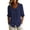 Navy, variant on Women's Cardigan Tops Short Sleeve Peter Pan Collar Button Front Loose Fit Summer Jackets Solid Color Lightweight Breathable Layering Blouses