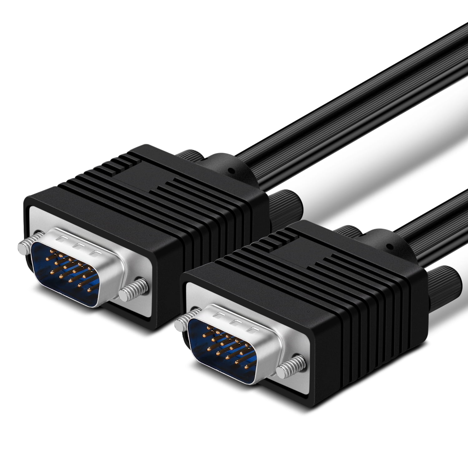 Premium VGA to VGA Cable (6 Feet) HD15 Male to Male M/M VGA SVGA UXGA Extension Wire Cord for