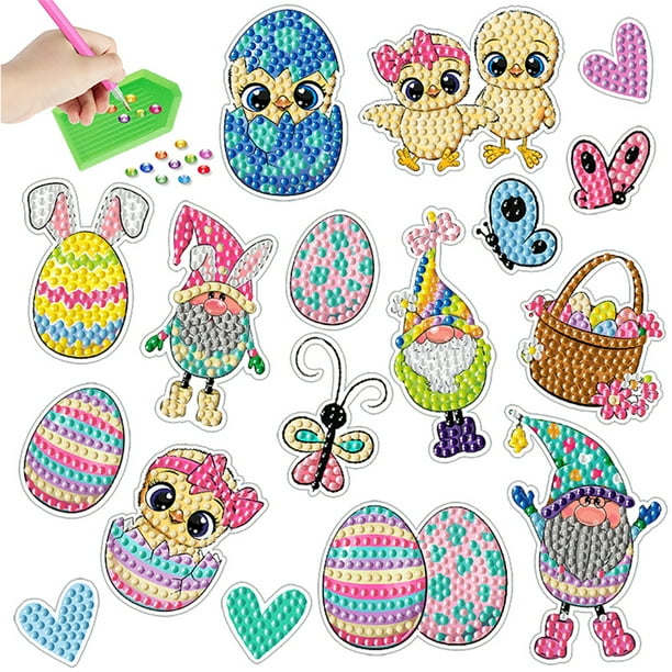 Cuadros Decorativos 2 uds pegatina de diamante de cristal lindo DIY para niños regalo para adultos recompensas (BT221) DQrwqpou Nuevos Originales