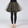 thumbnail image 2 of Carnival Tutu Skirt for Women Mesh Flowy Layered Spring Summer Outfit Dresses,Black,S, 2 of 6