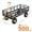 Black Yellow, variant on Acekid Heavy Duty Steel Garden Dump Cart with Removable Sides, 10" Pneumatic Tires, Black/Yellow