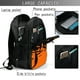 thumbnail image 4 of Balery Halloween With Black Bats Mochila con carga USB para hombre y mujer - Mochila impermeable y antirrobo para laptop con puerto USB para viajes, trabajo, 4 of 7