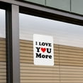 thumbnail image 3 of I Love You More with Heart Home Business Office Sign, 3 of 3
