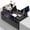Black, variant on CLESOO Couch Arm Tray, Couch Cup Holder, Silicone Sofa Arm Tray Anti-Slip Foldable with Dual Side Pocket Phone Holder Cup Holder Blue