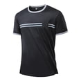 thumbnail image 3 of Luvrsol Mens Shirts Heavyweight Solid Crew Neck Basic Tee Breathable Cotton Blend Work Shirts XS-3XL, 3 of 5