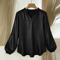 thumbnail image 6 of biudgviw Long Sleeve Shirts for Women V Neck Dressy Blouses Business Casual Work Tops Going Out Outfits for Party Club, 6 of 7