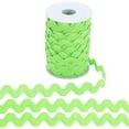 thumbnail image 6 of 1 set Polyester Wave Lace Trim Ribbon Wave Bending Lace Trim Clothes Accessories Orange Red 3/8 inch(10mm) 24.5~25 yards, 6 of 8