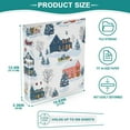 thumbnail image 6 of ALAZA Christmas Snow Scene Hardcover 3 Ring Binder 1.5" Round Rings Interior Pockets Binders Organizer 2 Pack, 6 of 9