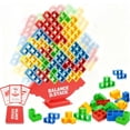 thumbnail image 1 of Tetris Tower,Juego Equilibrio Torre Tetra,Bloques Rusos, Tetris Juegos de Mesa Familiares,Stack Attack,Juguetes de Juegos Apilar Balance,Juguetes Educativos para Niñas Niños,Regalos Na, 1 of 5