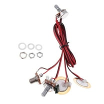 Acoustic Guitar Pickup Piezo Transducer with 6.35mm for Guitar Ukulele String Instrument