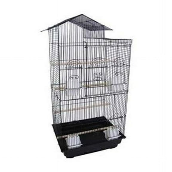 Villa Top Small Bird Cage in Black