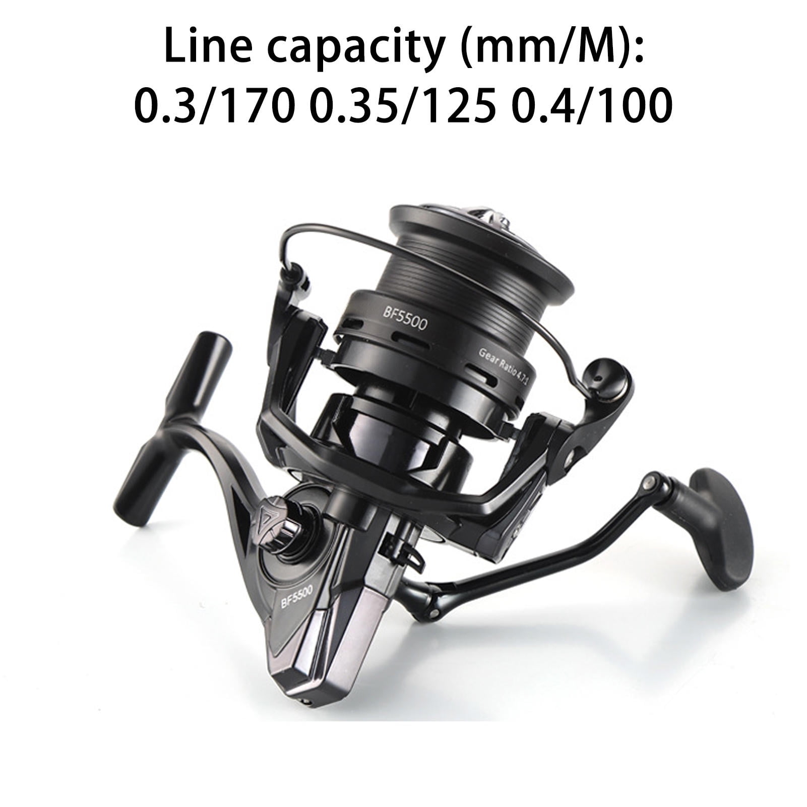 YAHHU 5+1 Ball Bearing Carp Fishing Reel – 4.7:1 Gear, Stainless Steel Spool, High‑Strength Composite Body, Multi‑Feature Design for Long Casts