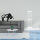thumbnail image 2 of Adorno De Escultura De Toro De Resina Moderna Y Mesa Auxiliar De Acrílico Transparente Para Escritorio De Entrada De Oficina, Estante, Decoración Para Espacios Pequeños, Fácil De Montar., 2 of 8