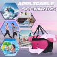 thumbnail image 7 of TELOLY Yoga Mat Bags,Nylon Fabric Yoga Mat Carrier,18.90"*9.45"*6.30" Scene Versatile Yoga Mat Bag,Style3, 7 of 7