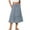 Light Blue Skirts for Women, variant on Limited Time Deal Iumwxz Ruffle Pleated Lightweight Flare Skirts Skirts for Women Trendy Summer Solid Skirt Elastic Mid Waist Mid-Length Skirt for Ladies Dressy Officewear