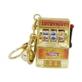 thumbnail image 4 of Mini máquina tragamonedas llavero festival miniatura regalo rellenos novedad mini arcade Oro, 4 of 9