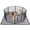 L, variant on Puppy Pads with Pheromones, Washable Pee Pads for Dogs Potty Training, Reusable Dog Mat for Playpen, Crate, Whelping Box (Gray,S)