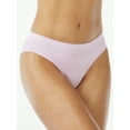 thumbnail image 2 of Joyspun Women's Seamless Sheer Stripe Hipster Panties, 3-Pack, Sizes S-3XL, 2 of 4
