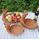 thumbnail image 5 of Cesta Tejida De Mimbre De Imitación, Cesta De Almacenamiento, Cesta De Frutas, Cesta De Almacenamiento Con Forma De Animal, Cesta De Exhibición, 5 of 7