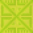 thumbnail image 1 of Ahgly Company Indoor Square Patterned Pistachio Green Area Rugs, 7' Square, 1 of 6