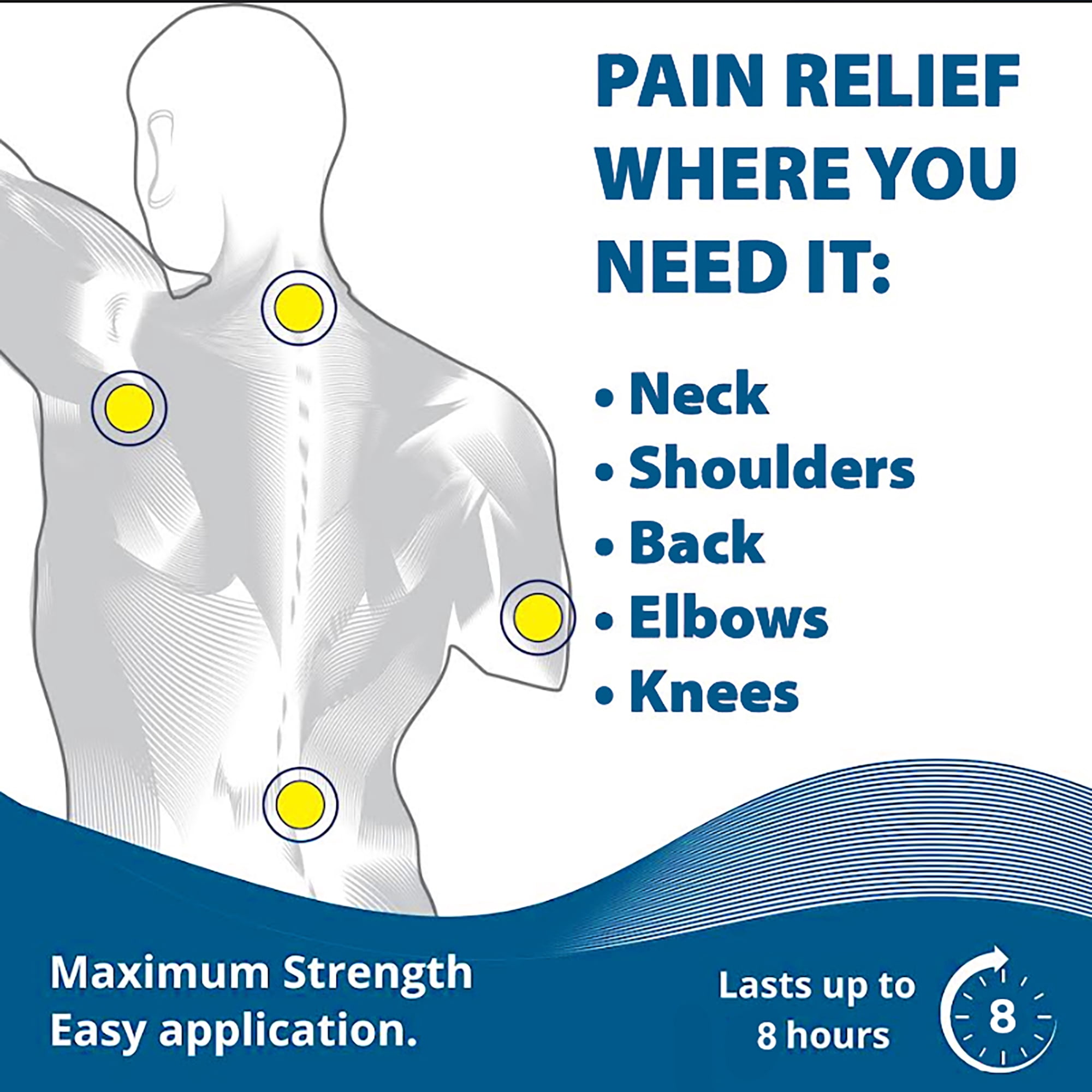 Equate Lidocaine Pain Relieving Patch 4% Lidocaine, 6 Count, Compare to Salonpas® Lidocaine Patch Active Ingredient
