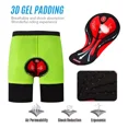 thumbnail image 3 of Short De Ciclismo Acolchado Con Gel 3d Para Hombre 2023, 3 of 7