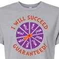 thumbnail image 3 of I Will Succeed - Juniors Cropped Cotton Blend T-Shirt, 3 of 6