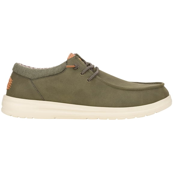 HEYDUDE Paul Slip-On Lace-Ups Green, 13