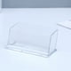 thumbnail image 1 of Paquete de 5 tarjeteros de escritorio para tarjetas de visita, estuche de almacenamiento de plástico transparente, caja de almacenamiento de datos para fácil acceso en la oficina, 1 of 5