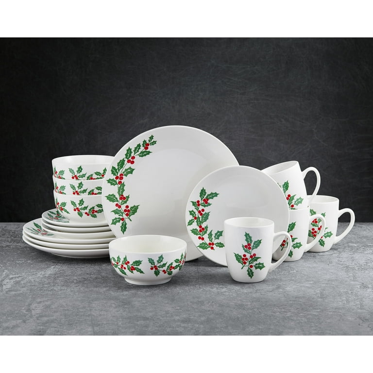 Studio Nova Holly Cheer 16 Piece Modern Casual Dishware Set Walmart