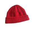 thumbnail image 1 of Tuque Tricotée d'Hiver pour Homme Adulte, Courte, Style Hip-Hop, Bonnet de Ski Extérieur Chaud, 1 of 4