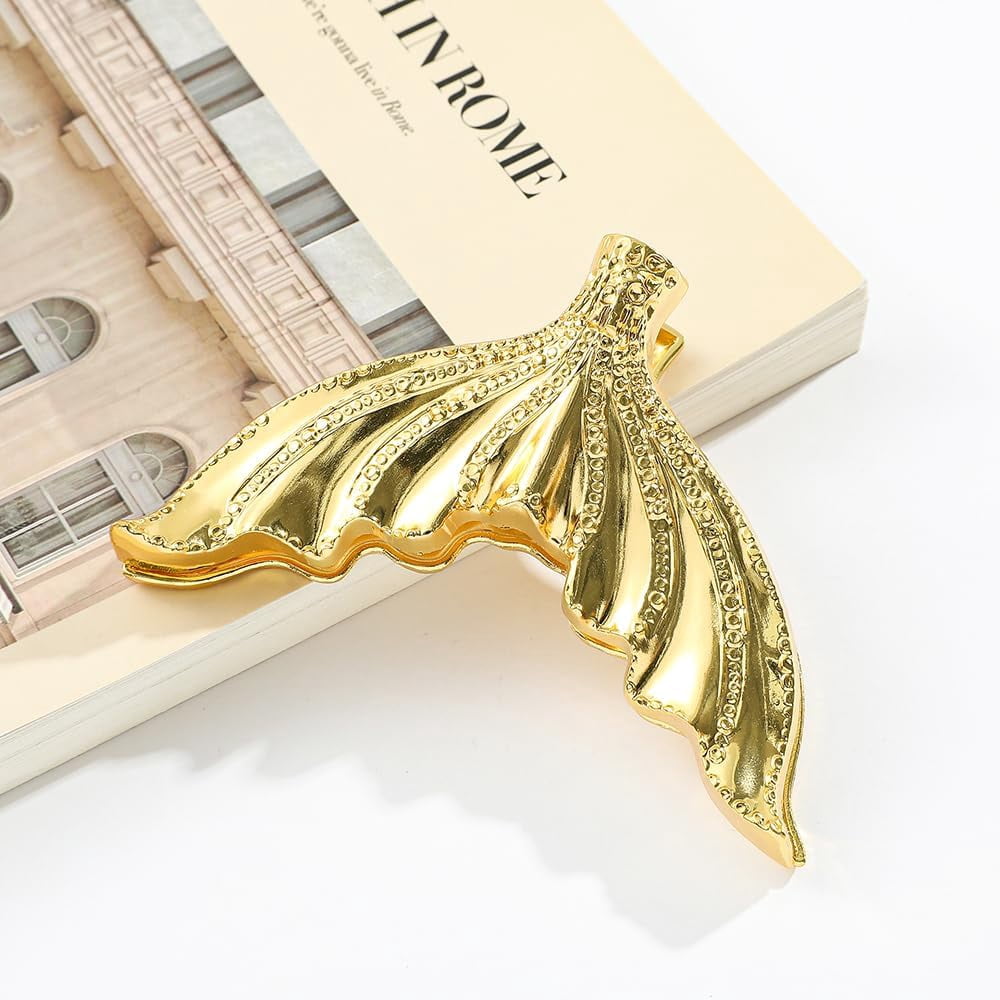 Vintage Fish Tail Book Clip - Paper Storage Clip Journal Clips to Hold Journal Open While Writing Scrapbook Kit Document Clip