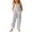 White, variant on TBWNWG Girls Casual Wide Leg Romper Polka Print Front Pockets Kids Stylish Loose Fit Piece Jumpsuit for Children Daily Wear