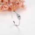 thumbnail image 3 of Silver Demon Eye Ring National Electroplated Ring with Zircon Inlay Fashion Statement Ring Jewelry Gift for Her Elegant Ring for Women, 3 of 5