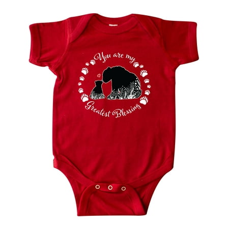 

Inktastic You are my Greatest Blessing with Bear Family Gift Baby Boy or Baby Girl Bodysuit