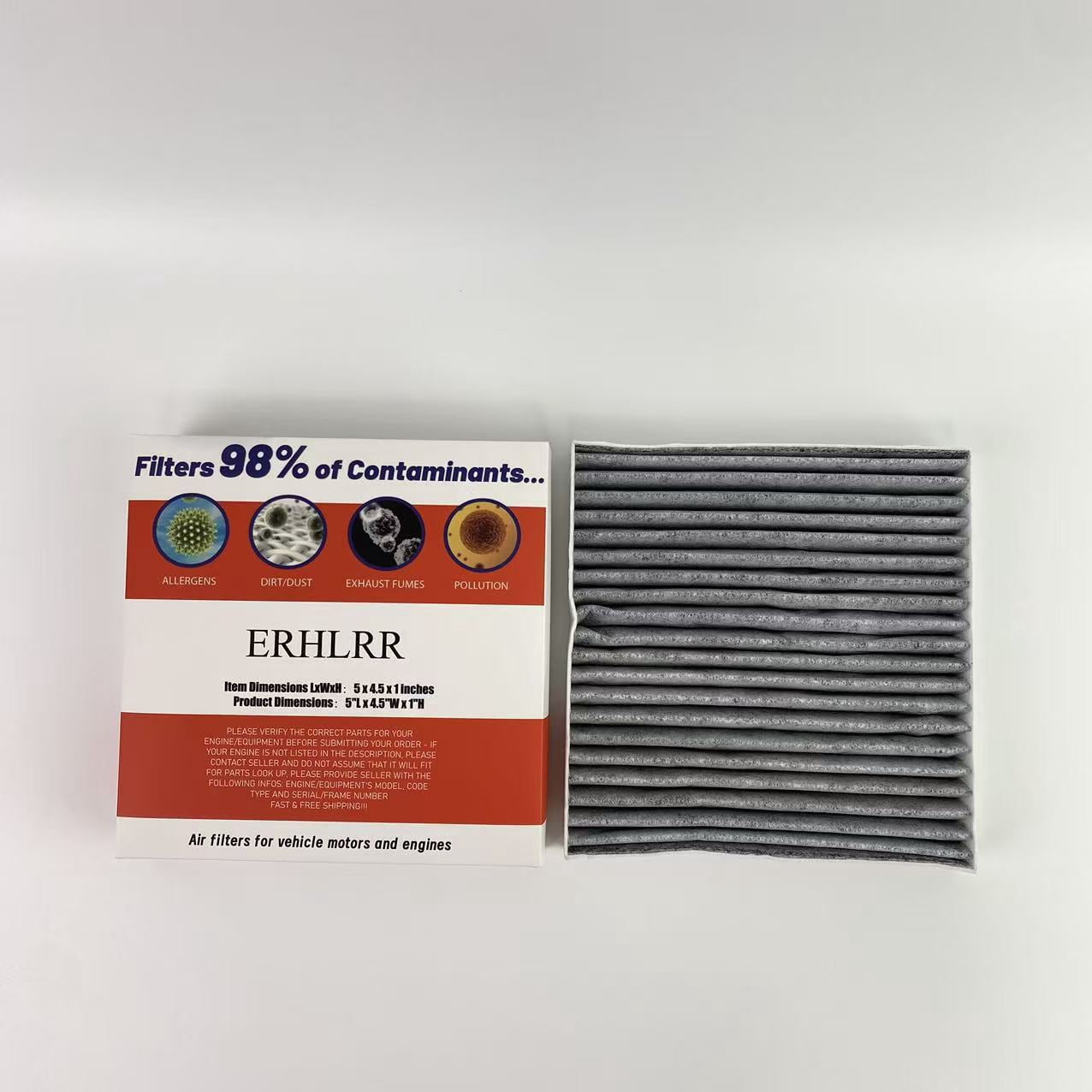 ERHLRR Air filters for vehicle motors and engines, ERHLRR Engine Air Filter Compatible with Toyota, Dodge, Jeep & Lexus Models