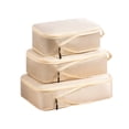 thumbnail image 2 of Travel Packing Organizers, Compression Packing Cubes for Travel, Packing Bags for Travel, Luggage Organizer Bags Set, 3-Piece Beige Lightweight Expandable Clothing Storage, 2 of 8