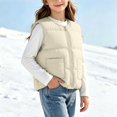 thumbnail image 2 of StSilkitty Puffer Vest for Boys Girls Zip up Sleeveless Crewneck Jacket Vests Fall Winter Lightweight Outdoor Warm Coats, 2 of 6
