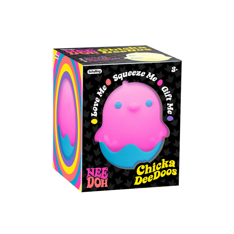 Nee Doh Chicka DeeDoos Stress Squeeze Toy (1 Random Color