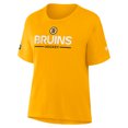 thumbnail image 4 of Women's Fanatics Gold Boston Bruins Authentic Pro Primary T-Shirt, 4 of 5