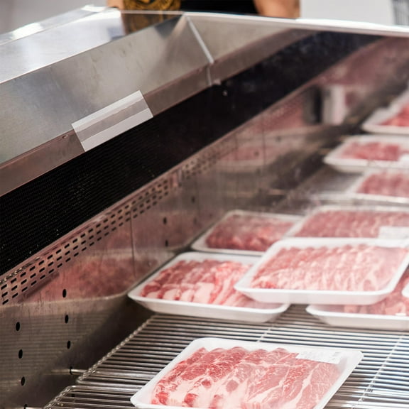 KONTONTY 10PCS Plastic Clear Tag Index Cardholders Name Card Tag Label Holder Blank Labels Insert Cards Sleeves For Storage Bins And Shelves