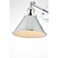 thumbnail image 3 of Living District Bentley 1-Light Cone Metal Bath Sconce in Chrome, 3 of 6