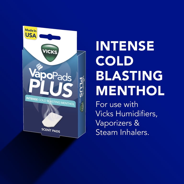 Vicks Vapo Pads Plus, Sinus or Allergy Relief, 12 Pack, VSP29P12 -  Walmart.com